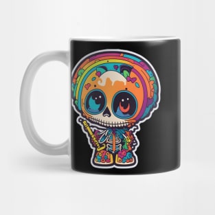 Skeleton Halloween Celebration Mug